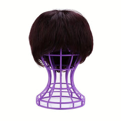 Foldable Wig Display Stand for All Hair Types - Durable and Stylish