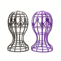 Foldable Wig Display Stand for All Hair Types - Durable and Stylish