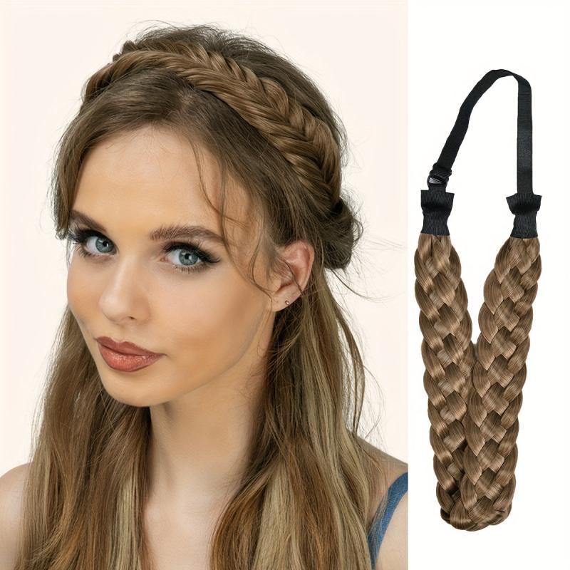 Bohemian Plaited Headband Braids Hair for Women Girls Hair Accessories