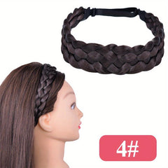 Bohemian Plaited Headband Braids Hair for Women Girls Hair Accessories