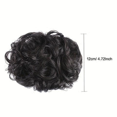Curly Short Synthetic Hair Extension Chignon Bun Updo Ponytail Piece