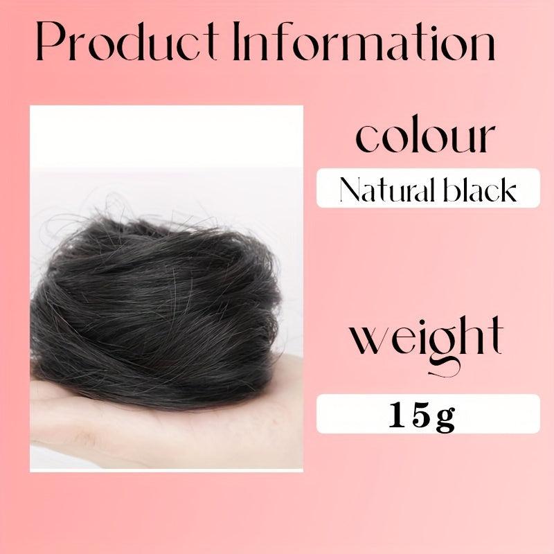 08 cm Chignon Hair Bun for Women Straight Hair