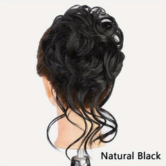 24 Cm Messy Hair Bun Hair Piece Scrunchies Wavy Updo Bun Chignon Hairpiece