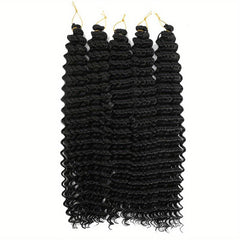 88 Cm Long Curly Crochet Hair Extensions For Women Deep Wave Braiding Hair