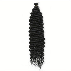 88 Cm Long Curly Crochet Hair Extensions For Women Deep Wave Braiding Hair