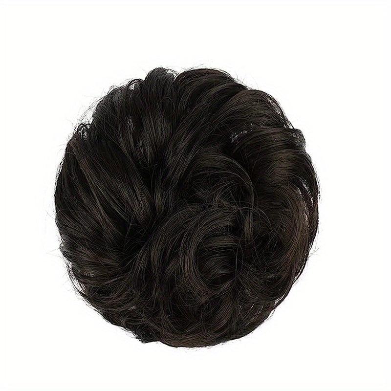 Synthetic Claw Donut Hair Buns Chignon Clip In Extensions