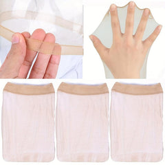 Invisible Hair Net 2pcs Stocking Caps For Wigs Stretchy Nylon Nude Wig Caps