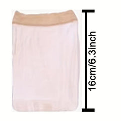 Invisible Hair Net 2pcs Stocking Caps For Wigs Stretchy Nylon Nude Wig Caps