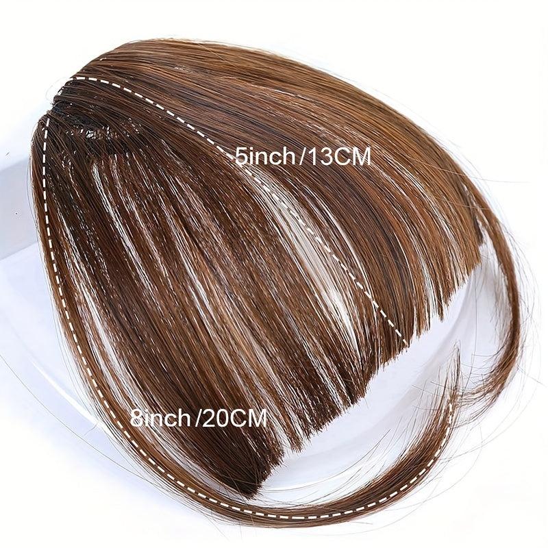 Synthetic Hair Piece Air Bangs With Sideburns