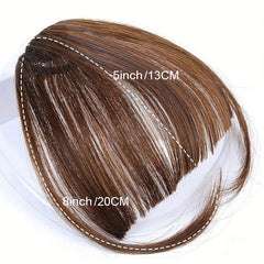 Synthetic Hair Piece Air Bangs With Sideburns
