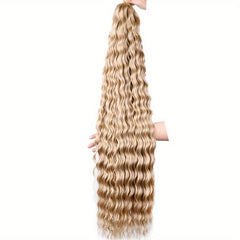 28 Cm Deep Wave Crochet Hair Extensions for Women Girls