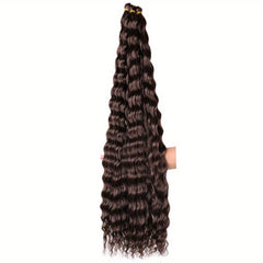 28 Cm Deep Wave Crochet Hair Extensions for Women Girls