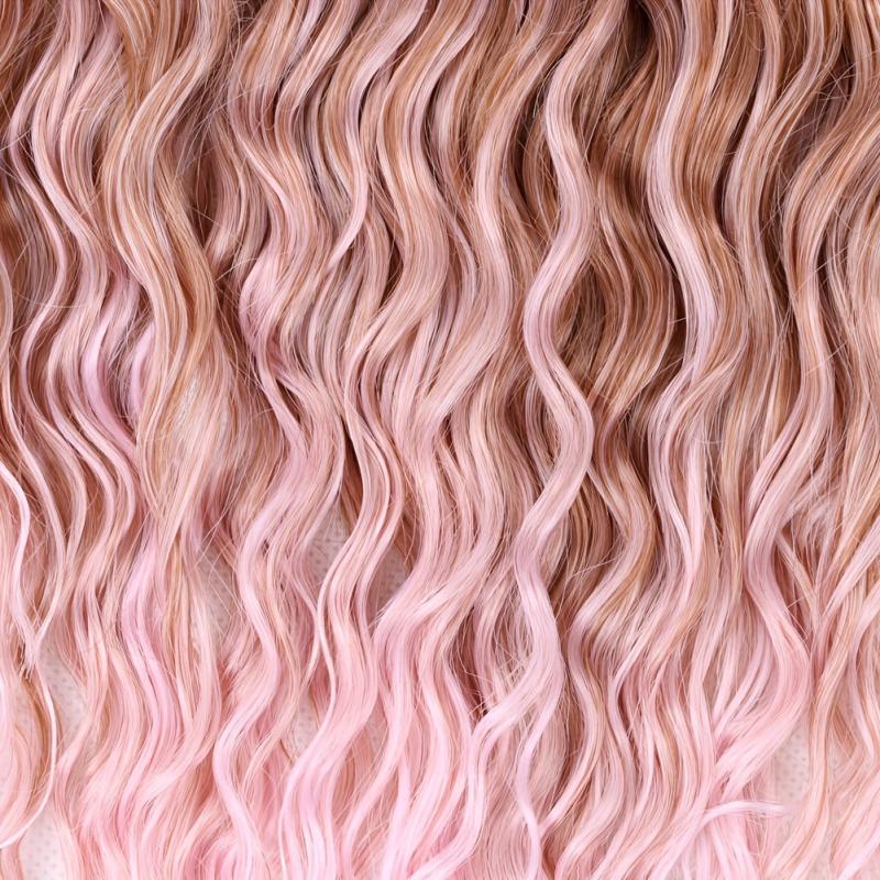 28 Cm Deep Wave Crochet Hair Extensions for Women Girls