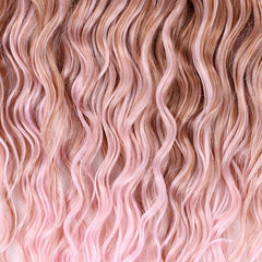 28 Cm Deep Wave Crochet Hair Extensions for Women Girls