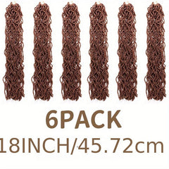6pack 45 Dreadlocks Crochet Hair For African Women With Dreadlocks Braids