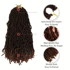 6pack 45 Dreadlocks Crochet Hair For African Women With Dreadlocks Braids