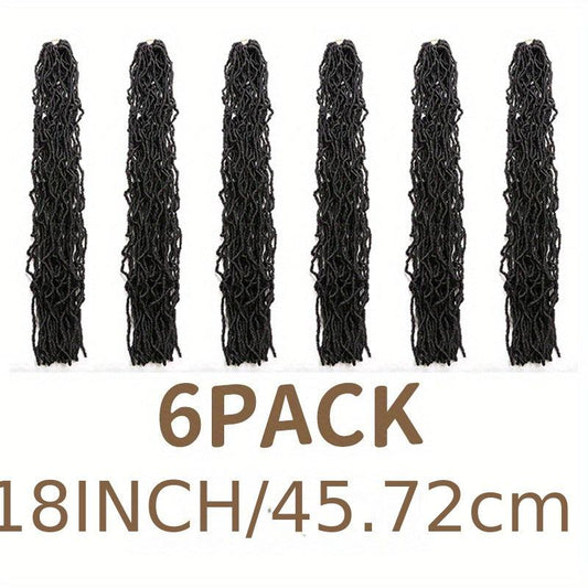 6pack 45 Dreadlocks Crochet Hair For African Women With Dreadlocks Braids