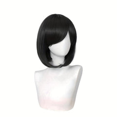 Short Straight Bob Wig With Bangs Synthetic Anime Cosplay Wig