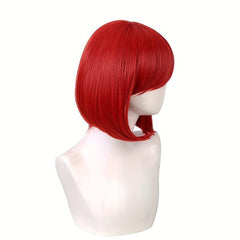 Short Straight Bob Wig With Bangs Synthetic Anime Cosplay Wig