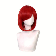 Short Straight Bob Wig With Bangs Synthetic Anime Cosplay Wig