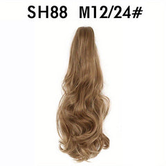 Long Curly Ponytail Synthetic Claw Clip Hair Extensions 55 Natural Look