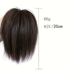 20 32 Cm Straight Chignon Messy Fluffy Hair Bun Elastic Band Hair Pieces