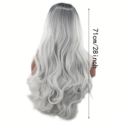 Long Curly Synthetic Wig Heat Resistant for Halloween Cosplay