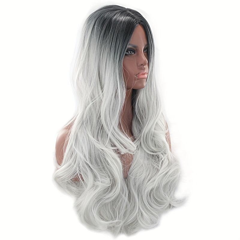 Long Curly Synthetic Wig Heat Resistant for Halloween Cosplay