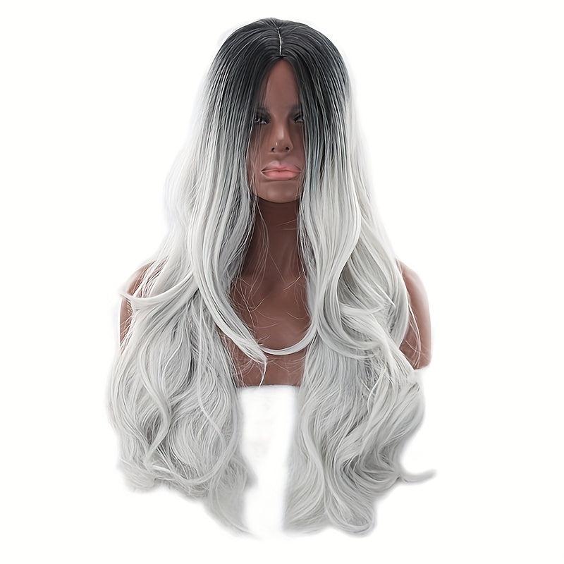 Long Curly Synthetic Wig Heat Resistant for Halloween Cosplay