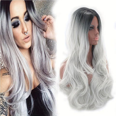 Long Curly Synthetic Wig Heat Resistant for Halloween Cosplay