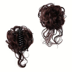 Messy Donut Hair Buns Updo Chignon Synthetic Hair Extensions