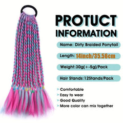 Ombre Synthetic Pre Stretched Braiding Hair Extension Crochet Braids