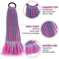 Ombre Synthetic Pre Stretched Braiding Hair Extension Crochet Braids