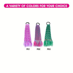 Ombre Synthetic Pre Stretched Braiding Hair Extension Crochet Braids