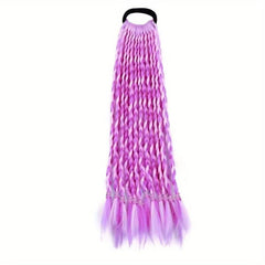 Ombre Synthetic Pre Stretched Braiding Hair Extension Crochet Braids