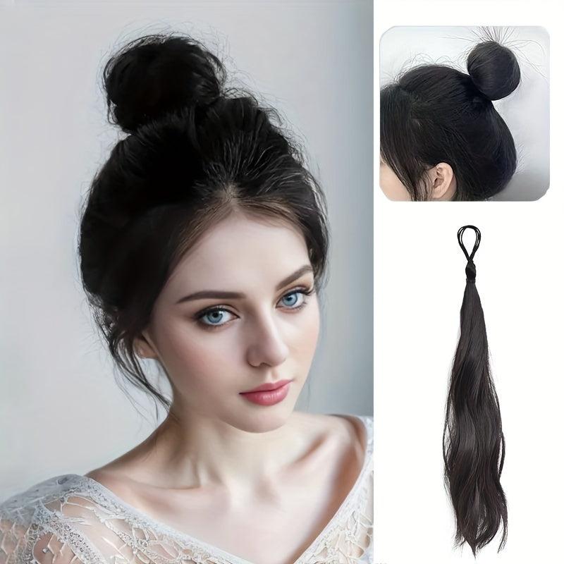 DIY Self Winding Hair Bun Chignon Ponytail Extension