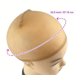 10pcs HD Wig Cap Elastic Breathable Invisible Wig Caps