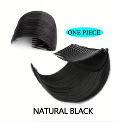 Brown Hair Fluffy Pad With Comb Short Hair Extensions
