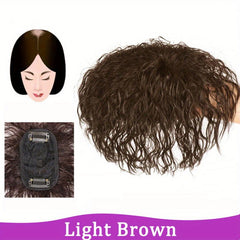 Brown Hair Topper With Bangs Clip In Hair Extensions Hairpieces