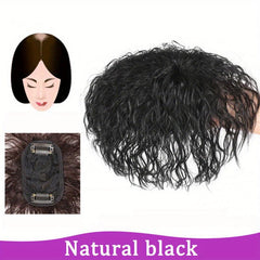 Brown Hair Topper With Bangs Clip In Hair Extensions Hairpieces