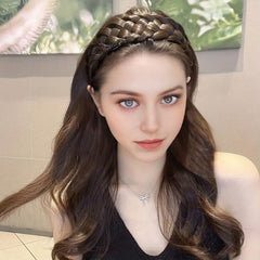 Braid Wig Twist Headband Synthetic Hairpiece Hair Accessories
