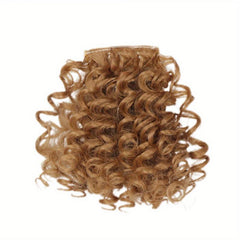 Afro Kinky Curly Hair Bangs Clip In Extensions - Short Natural Look