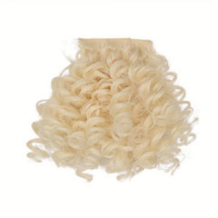 Afro Kinky Curly Hair Bangs Clip In Extensions - Short Natural Look