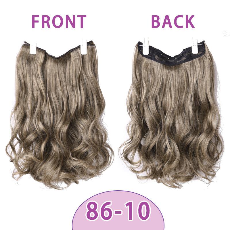 40 Fish Line Hair 6 Clips Hair Extensions Body Wavy Invisible Wire Hairpieces