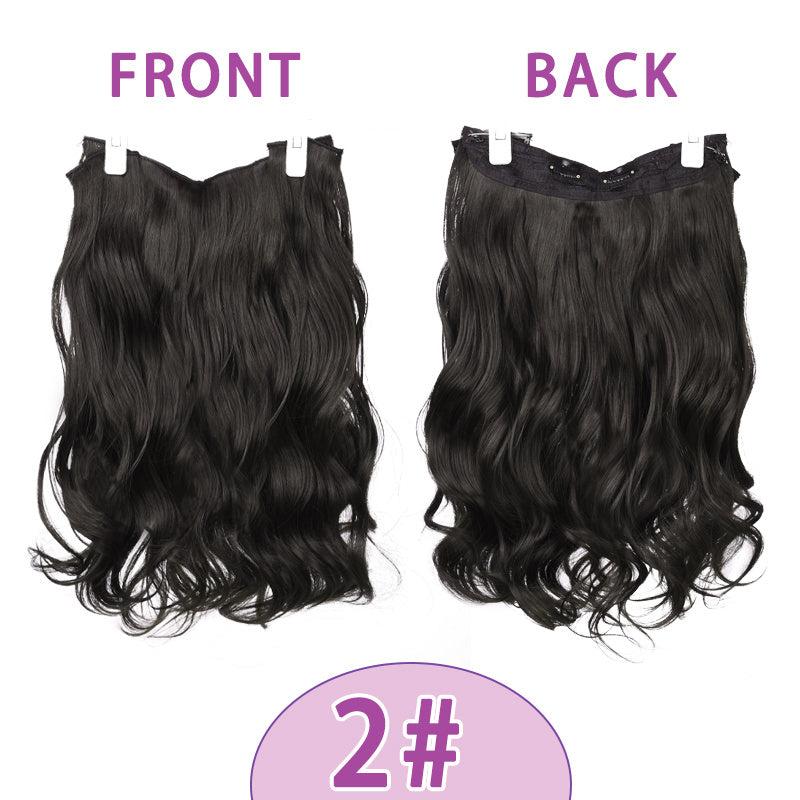 40 Fish Line Hair 6 Clips Hair Extensions Body Wavy Invisible Wire Hairpieces