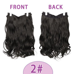 40 Fish Line Hair 6 Clips Hair Extensions Body Wavy Invisible Wire Hairpieces