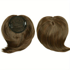Invisible Clip In Bangs Short Wig for Women