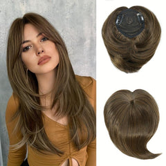 Invisible Clip In Bangs Short Wig for Women