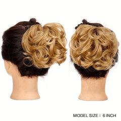 Chic Claw Clip Hair Extensions for Messy Buns & Updos