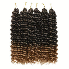 55 88cm Deep Wave Twist Crochet Hair Extensions Synthetic Curly Crochet Braiding